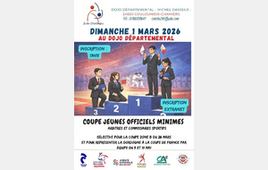 Coupe Jeunes Officiels Minimes