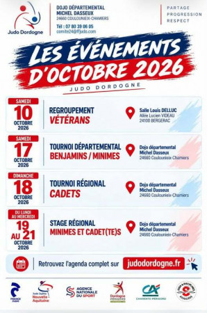 Au programme en Octobre