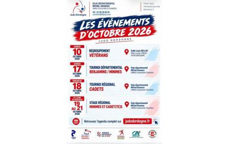 Au programme en Octobre